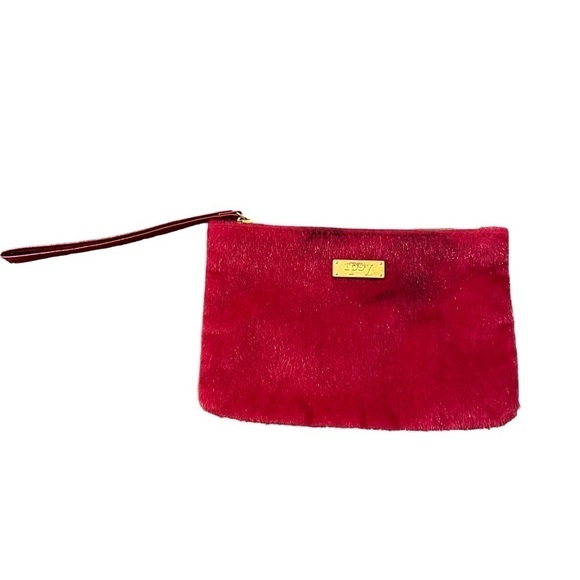Ipsy Small Cosmetic Bag Bright Pink - Picture 1 of 8